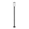 Z-Lite Leland Outdoor Post Mounted Fixture, 1-Light, 9 In.W x 91.75 In.H, Sand Black/Sand Blast 5005PHM-567P-BK-LED - alternate 2